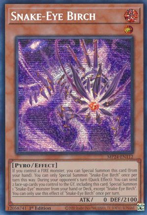 Snake-Eye Birch [MP24-EN112]  Secret Rare Misprint - Yu-Gi-Oh! - Card Brawlers | Quebec | Canada |