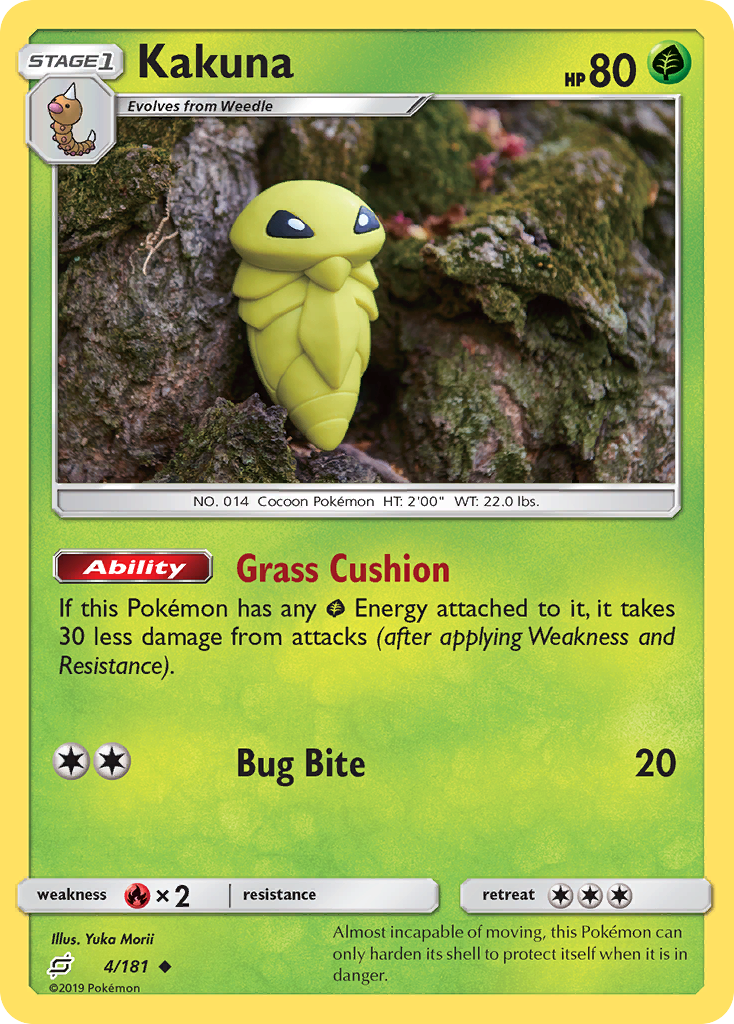 Kakuna (4/181) [Sun & Moon: Team Up] - Pokémon - Card Brawlers | Quebec | Canada |