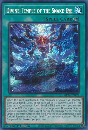 Divine Temple of the Snake-Eye [MP24-EN123]  Secret Rare Misprint - Yu-Gi-Oh! - Card Brawlers | Quebec | Canada |