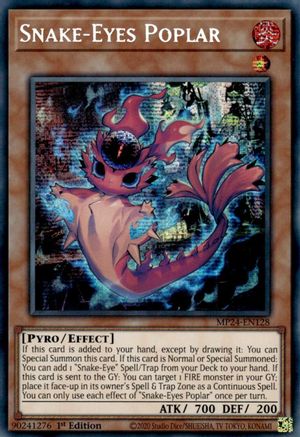 Snake-Eyes Poplar [MP24-EN128]  Secret Rare Misprint - Yu-Gi-Oh! - Card Brawlers | Quebec | Canada |