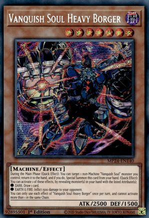Vanquish Soul Heavy Borger [MP24-EN140] Prismatic Secret Rare - Yu-Gi-Oh! - Card Brawlers | Quebec | Canada |