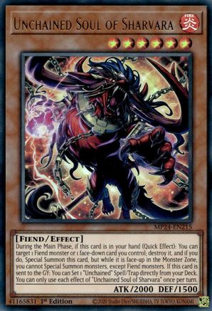 Unchained Soul of Sharvara [MP24-EN215] Ultra Rare - Yu-Gi-Oh! - Card Brawlers | Quebec | Canada |