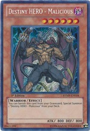 Destiny HERO - Malicious [RYMP-EN034] Secret Rare - Yu-Gi-Oh! - Card Brawlers | Quebec | Canada |