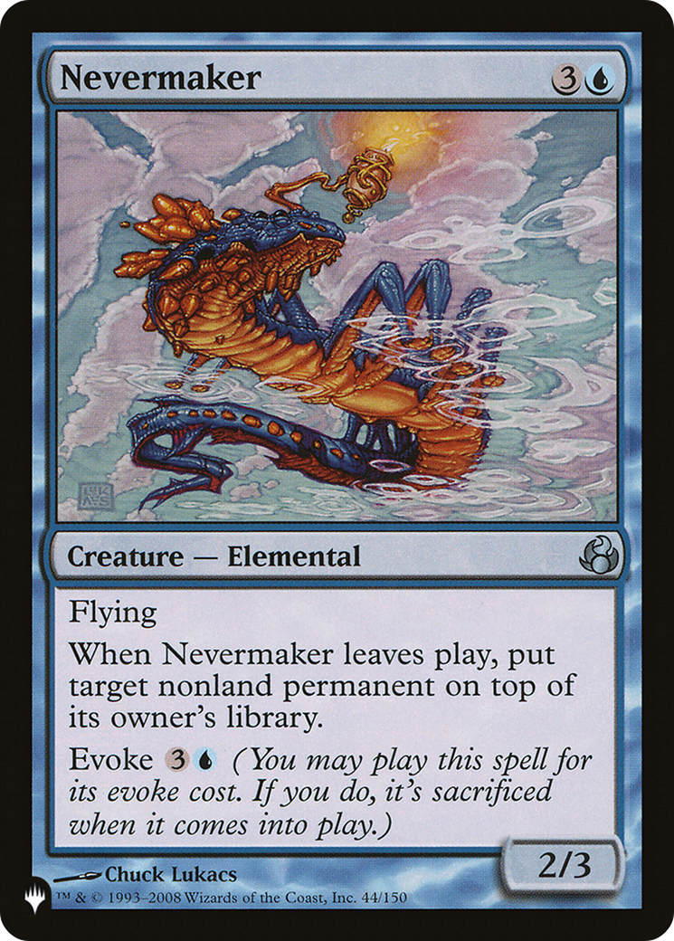 Nevermaker [The List] - Magic: The Gathering - Card Brawlers | Quebec | Canada |