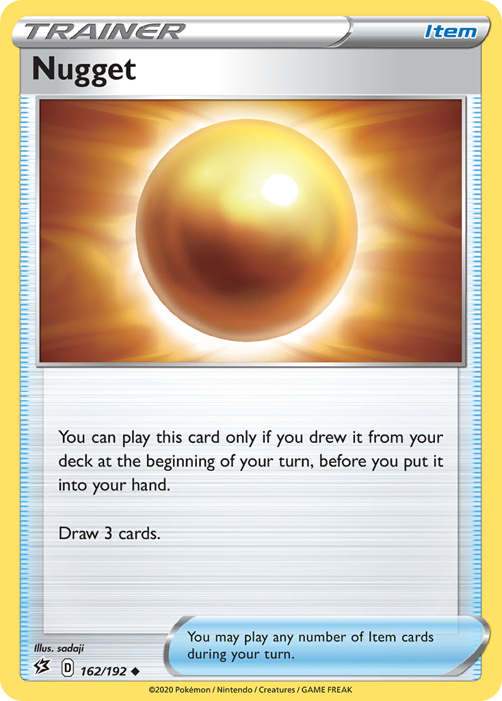 Nugget (162/192) [Sword & Shield: Rebel Clash] - Pokémon - Card Brawlers | Quebec | Canada |