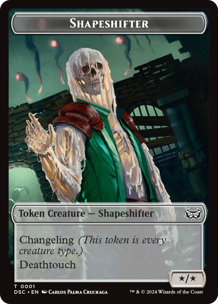 Shapeshifter // Insect (0022) Double-Sided Token [Duskmourn: House of Horror Commander Tokens] - Magic: The Gathering - Card Brawlers | Quebec | Canada |