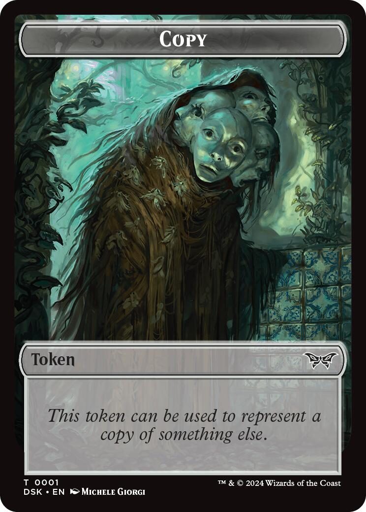 Shark // Copy Double-Sided Token [Duskmourn: House of Horror Commander Tokens] - Magic: The Gathering - Card Brawlers | Quebec | Canada |