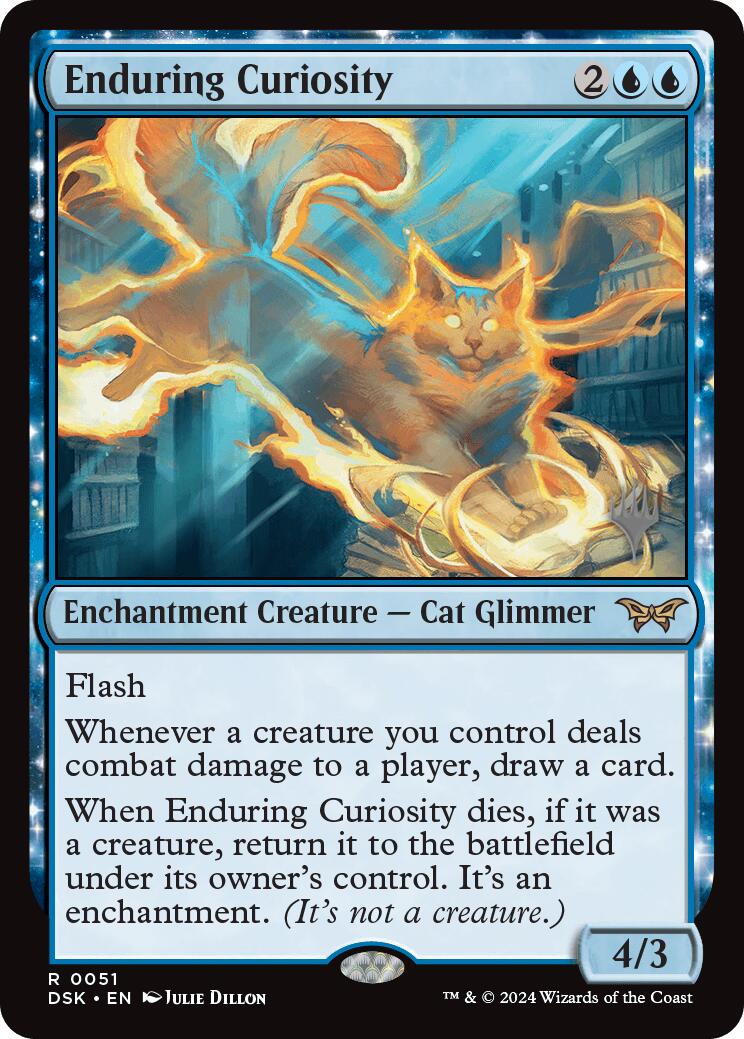 Enduring Curiosity (Promo Pack) [Duskmourn: House of Horror Promos] - Magic: The Gathering - Card Brawlers | Quebec | Canada |
