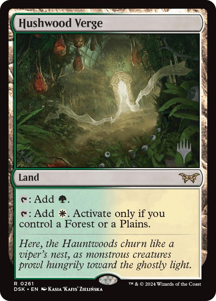 Hushwood Verge (Promo Pack) [Duskmourn: House of Horror Promos] - Magic: The Gathering - Card Brawlers | Quebec | Canada |