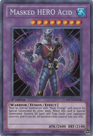 Masked Hero Acid [PRC1-EN018] Secret Rare - Yu-Gi-Oh! - Card Brawlers | Quebec | Canada |