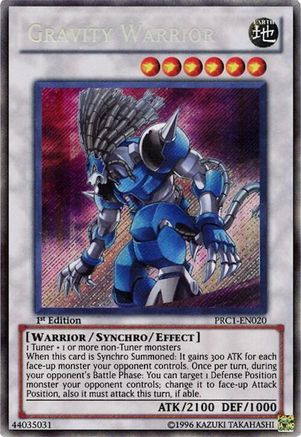 Gravity Warrior [PRC1-EN020] Secret Rare - Yu-Gi-Oh! - Card Brawlers | Quebec | Canada |