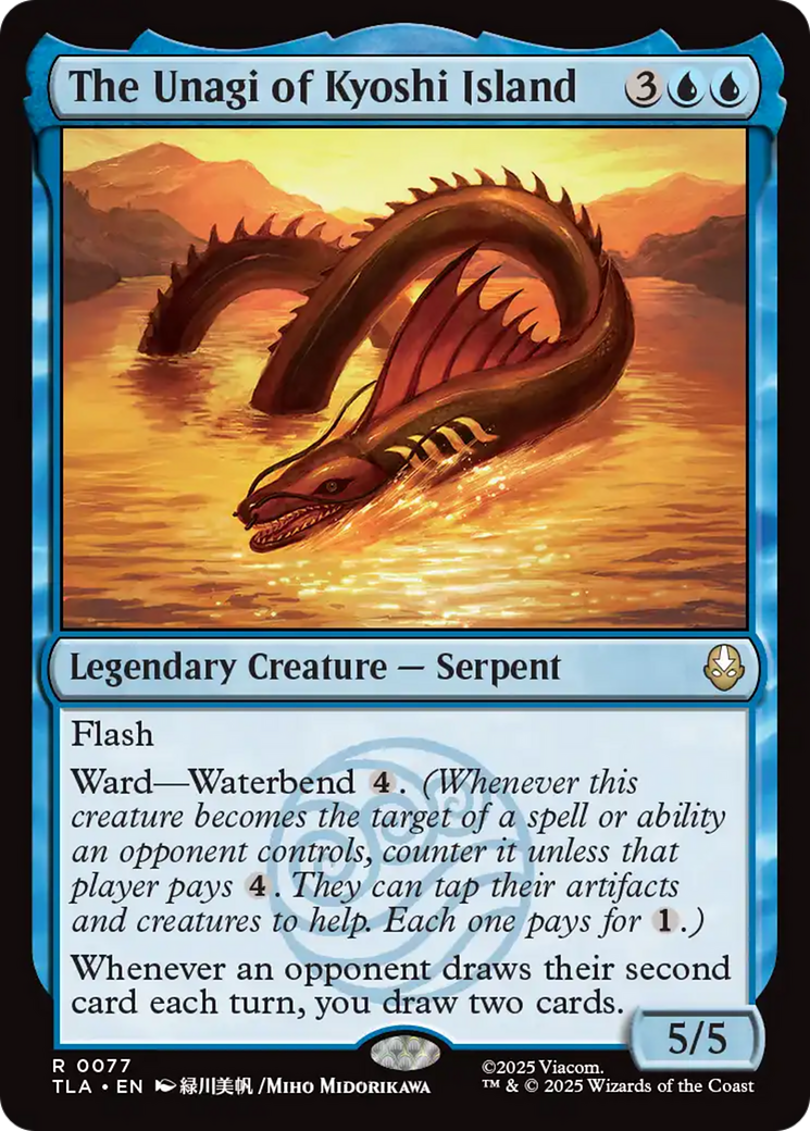 The Unagi of Kyoshi Island [Avatar: The Last Airbender] - Magic: The Gathering - Card Brawlers | Quebec | Canada |