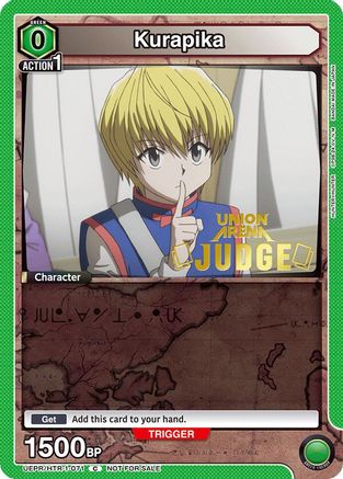 Kurapika (071) (Judge Pack) (UEPR/HTR-1-071) - Union Arena Promotion Cards Foil