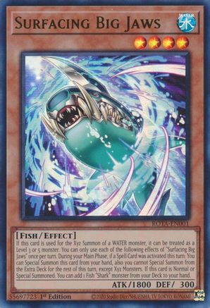 Surfacing Big Jaws [ROTA-EN001] Ultra Rare - Yu-Gi-Oh! - Card Brawlers | Quebec | Canada |