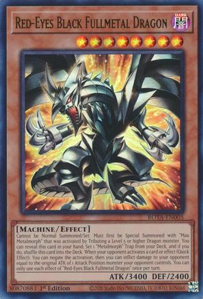 Red-Eyes Black Fullmetal Dragon [ROTA-EN005] Ultra Rare - Yu-Gi-Oh! - Card Brawlers | Quebec | Canada |