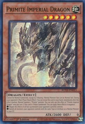 Primite Imperial Dragon [ROTA-EN013] Ultra Rare - Yu-Gi-Oh! - Card Brawlers | Quebec | Canada |