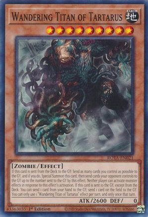 Wandering Titan of Tartarus [ROTA-EN021] Common - Yu-Gi-Oh! - Card Brawlers | Quebec | Canada |