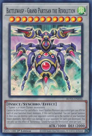 Battlewasp - Grand Partisan the Revolution [ROTA-EN036] Super Rare - Yu-Gi-Oh! - Card Brawlers | Quebec | Canada |