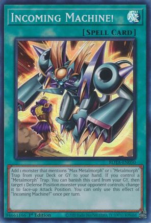 Incoming Machine! [ROTA-EN050] Super Rare - Yu-Gi-Oh! - Card Brawlers | Quebec | Canada |