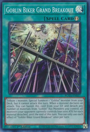 Goblin Biker Grand Breakout [ROTA-EN057] Super Rare - Yu-Gi-Oh! - Card Brawlers | Quebec | Canada |