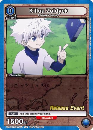 Killua Zoldyck (017) (UEPR/HTR-1-017) - UE02BT HUNTER X HUNTER Release Event Cards