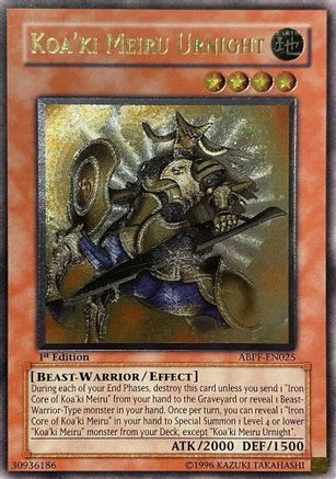 Koa'ki Meiru Urnight [ABPF-EN025] Ultimate Rare - Yu-Gi-Oh! - Card Brawlers | Quebec | Canada |