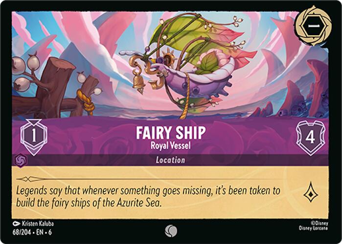 Fairy Ship - Royal Vessel (68/204) [Azurite Sea] - Disney - Card Brawlers | Quebec | Canada |