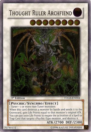 Thought Ruler Archfiend [TDGS-EN044] Ultimate Rare - Yu-Gi-Oh! - Card Brawlers | Quebec | Canada |