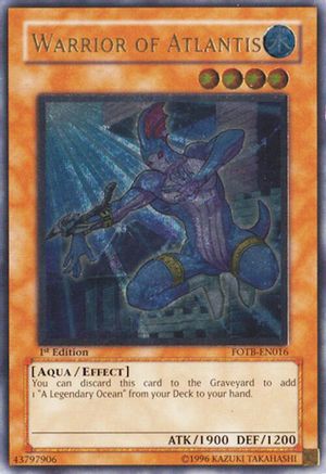 Warrior of Atlantis [FOTB-EN016] Ultimate Rare - Yu-Gi-Oh! - Card Brawlers | Quebec | Canada |