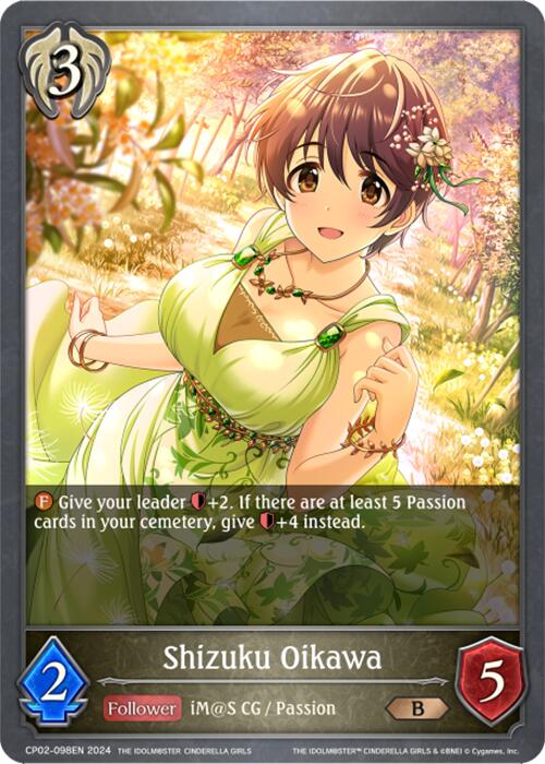 Shizuku Oikawa (CP02-098EN) [THE IDOLM@STER CINDERELLA GIRLS] - Bushiroad - Card Brawlers | Quebec | Canada |