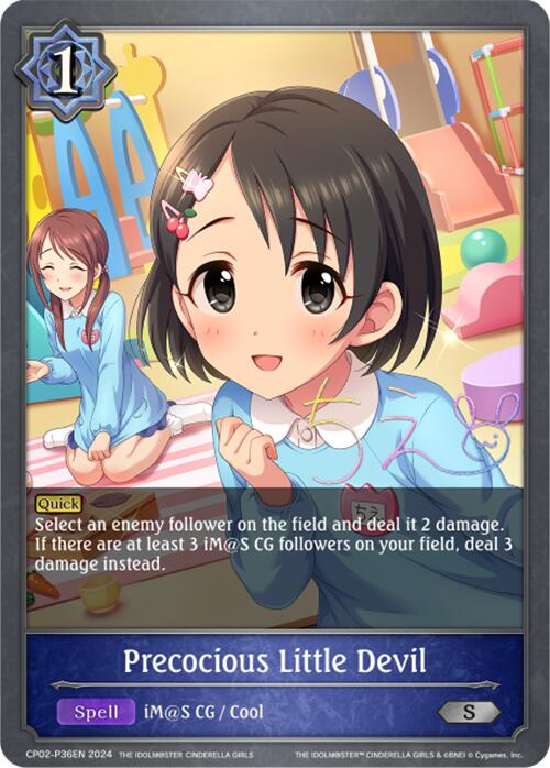 Precocious Little Devil (CP02-P36EN) [THE IDOLM@STER CINDERELLA GIRLS] - Bushiroad - Card Brawlers | Quebec | Canada |
