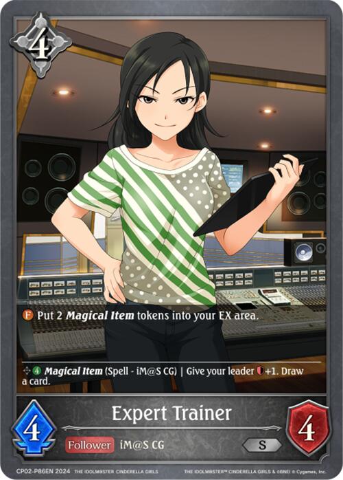 Expert Trainer (CP02-P86EN) [THE IDOLM@STER CINDERELLA GIRLS] - Bushiroad - Card Brawlers | Quebec | Canada |