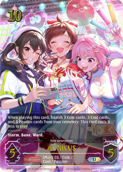 #UNICUS (CP02-U13aEN) [THE IDOLM@STER CINDERELLA GIRLS] - Bushiroad - Card Brawlers | Quebec | Canada |