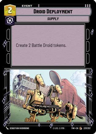 Droid Deployment (237/257) (237/257) [Twilight of the Republic] - Fantasy Flight Games - Card Brawlers | Quebec | Canada |
