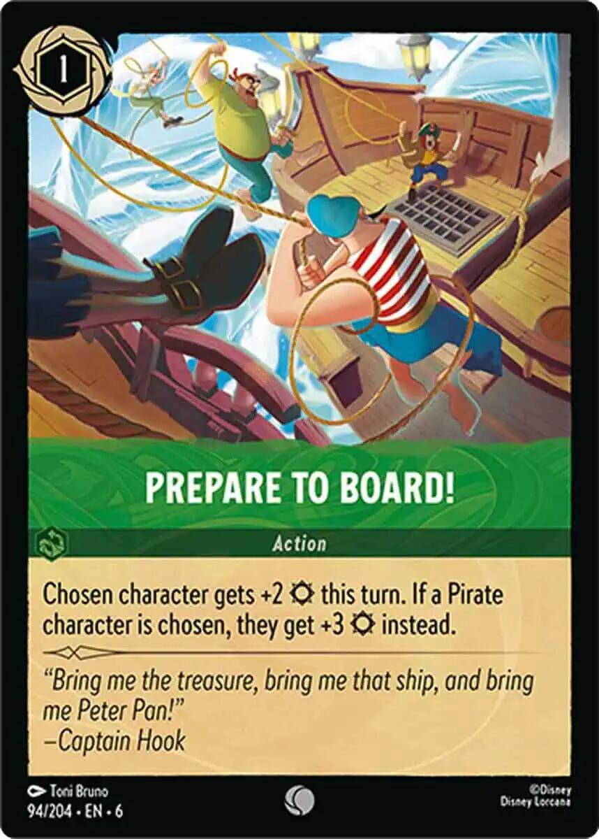 Prepare to Board! (94/204) [Azurite Sea] - Disney - Card Brawlers | Quebec | Canada |