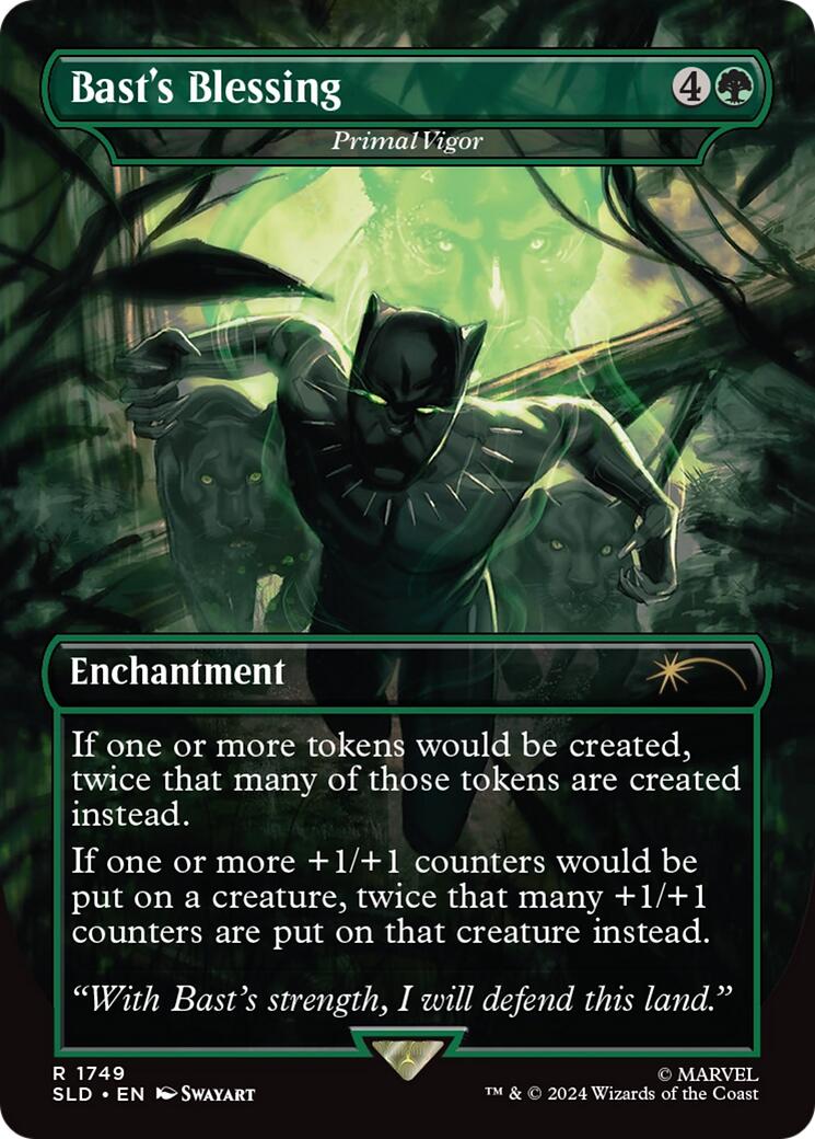 Bast's Blessing - Primal Vigor [Secret Lair Drop Series] - Magic: The Gathering - Card Brawlers | Quebec | Canada |