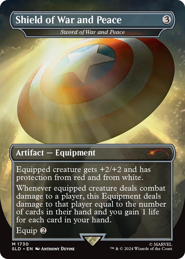 Shield of War and Peace - Sword of War and Peace (Rainbow Foil) [Secret Lair Drop Series] - Magic: The Gathering - Card Brawlers | Quebec | Canada |