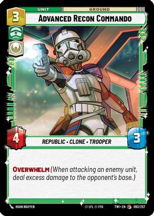 Advanced Recon Commando (093/257) (093/257) [Twilight of the Republic] - Fantasy Flight Games - Card Brawlers | Quebec | Canada |