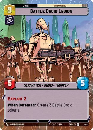 Battle Droid Escort (5) (Hyperspace) (5) [Twilight of the Republic] - Fantasy Flight Games - Card Brawlers | Quebec | Canada |