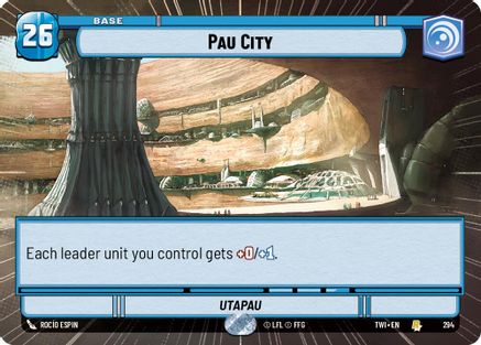 Pau City (294) (Hyperspace) (294) [Twilight of the Republic] - Fantasy Flight Games - Card Brawlers | Quebec | Canada |