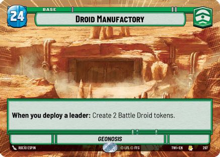Droid Manufactory (297) (Hyperspace) (297) [Twilight of the Republic] - Fantasy Flight Games - Card Brawlers | Quebec | Canada |