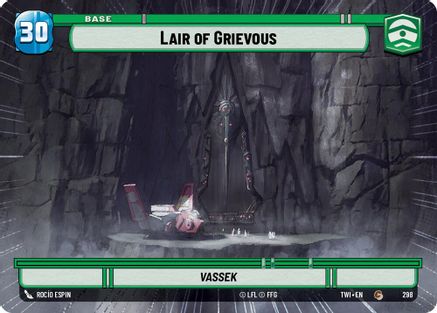 Lair of Grievous (298) (Hyperspace) (298) [Twilight of the Republic] - Fantasy Flight Games - Card Brawlers | Quebec | Canada |