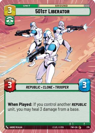 501st Liberator (379) (Hyperspace) (379) [Twilight of the Republic] - Fantasy Flight Games - Card Brawlers | Quebec | Canada |