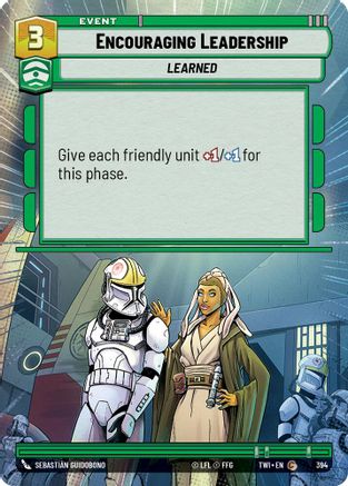 Encouraging Leadership (394) (Hyperspace) (394) [Twilight of the Republic] - Fantasy Flight Games - Card Brawlers | Quebec | Canada |