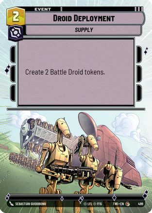 Droid Deployment (499) (Hyperspace) (499) [Twilight of the Republic] - Fantasy Flight Games - Card Brawlers | Quebec | Canada |