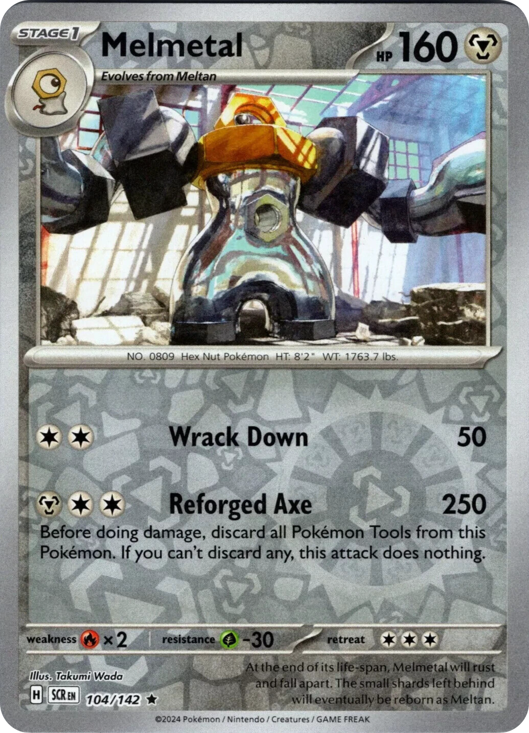 Melmetal (104/142) [Scarlet & Violet: Stellar Crown] - Pokémon - Card Brawlers | Quebec | Canada |