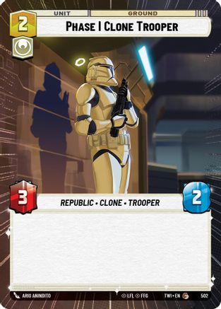 Phase I Clone Trooper (502) (Hyperspace) (502) [Twilight of the Republic] - Fantasy Flight Games - Card Brawlers | Quebec | Canada |