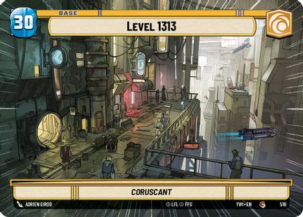 Level 1313 (518) (Hyperspace) (518) [Twilight of the Republic] - Fantasy Flight Games - Card Brawlers | Quebec | Canada |