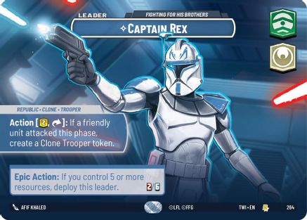 Captain Rex - Fighting For His Brothers (264) (Showcase) (264) [Twilight of the Republic] - Fantasy Flight Games - Card Brawlers | Quebec | Canada |