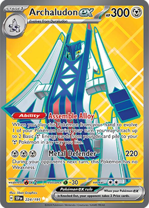 Archaludon ex (224/191) [Scarlet & Violet: Surging Sparks] - Pokémon - Card Brawlers | Quebec | Canada |